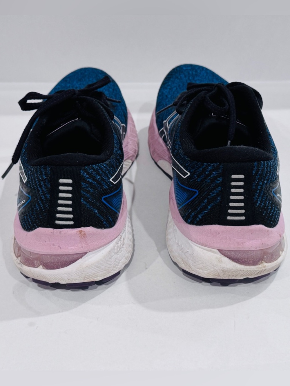 ASICS GT-2000 10 Women's Running Shoes Deep Ocean Blue Pink Size 8.5 - Picture 3 of 5